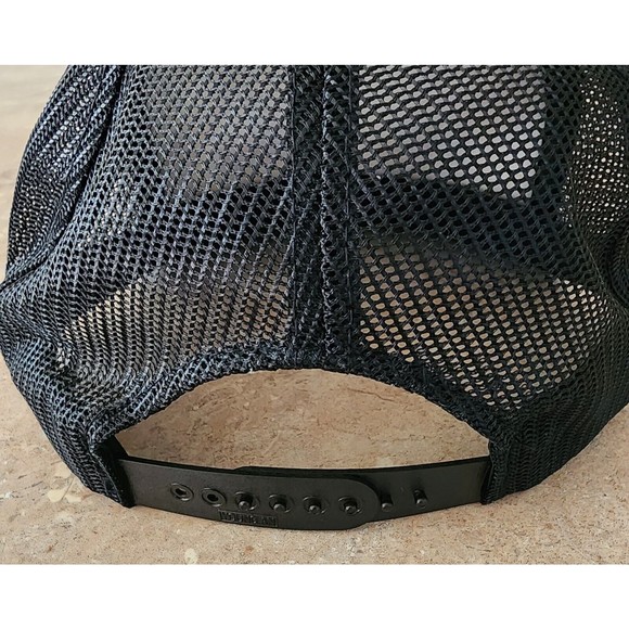 Trucker Hat Black Softspray Logo - Picture 3 of 6